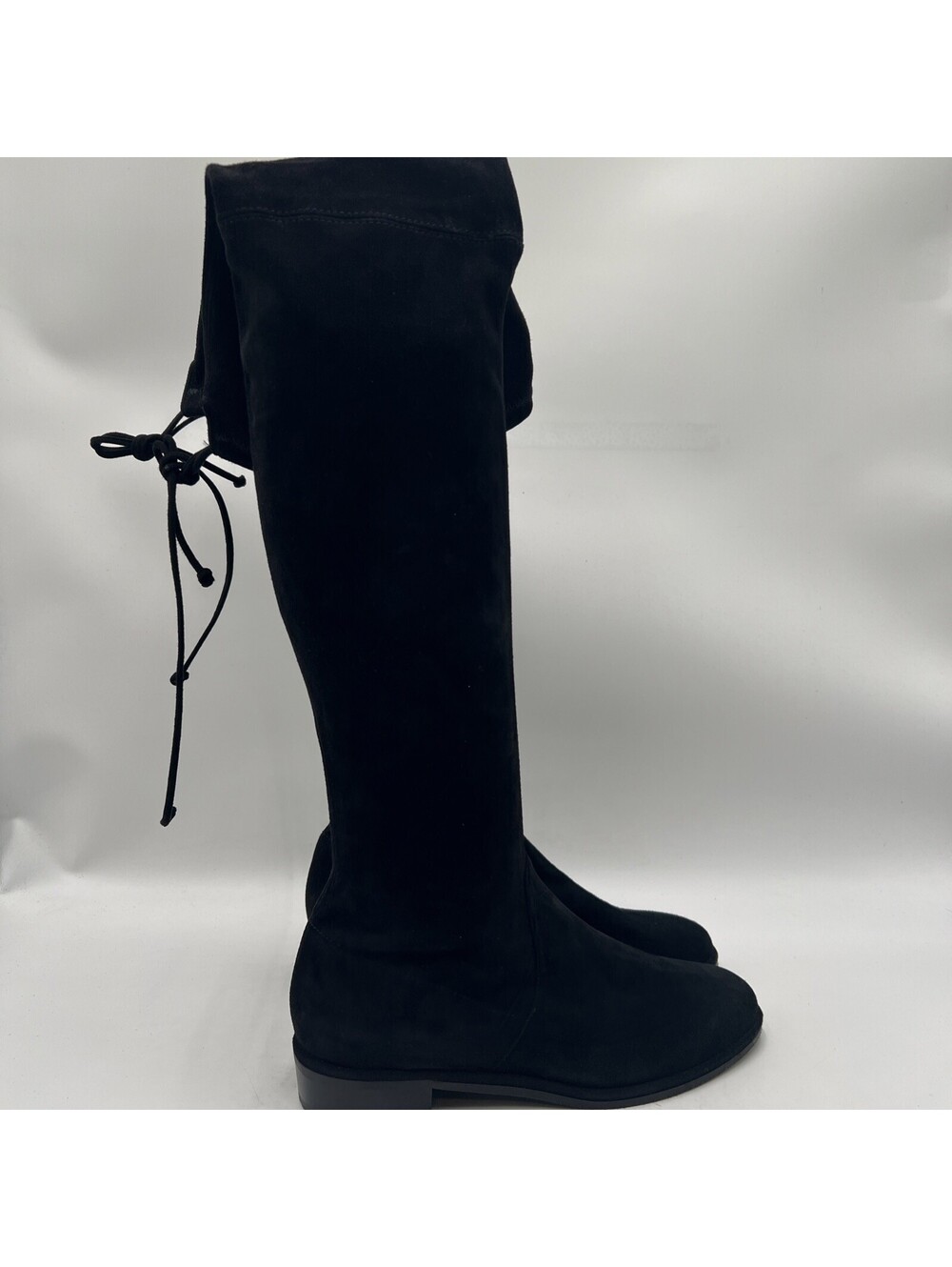 Women’s Stuart Weitzman Lowland over-the-knee Black Suede boots Size 7.5M